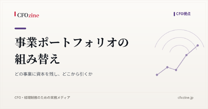 事業ポートフォリオの組み替え｜どの事業に資本を残し、どこから引くか